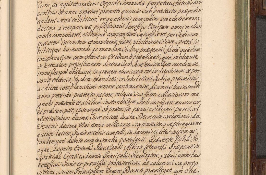 Zdjęcie nr 776 dla obiektu archiwalnego: Acta actorum episcopalium R. D. Andrea Trzebicki, episcopi Cracoviensis a mense Aprili 1675 ad Aprilem 1676 acticatorum. Volumen VI