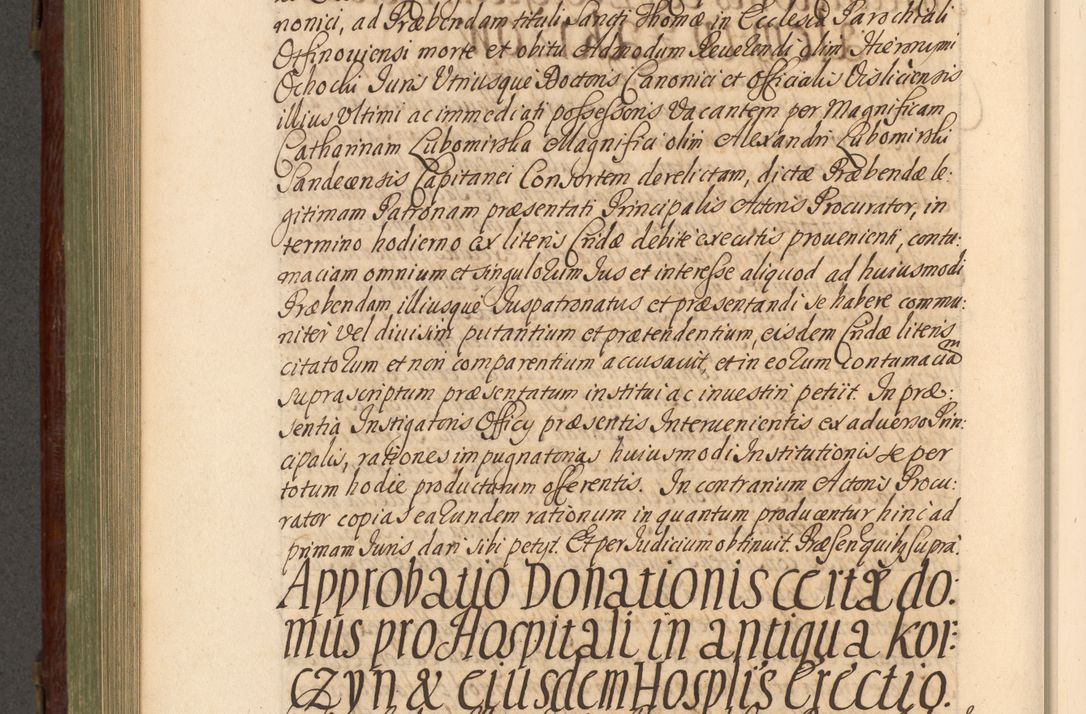 Zdjęcie nr 773 dla obiektu archiwalnego: Acta actorum episcopalium R. D. Andrea Trzebicki, episcopi Cracoviensis a mense Aprili 1675 ad Aprilem 1676 acticatorum. Volumen VI