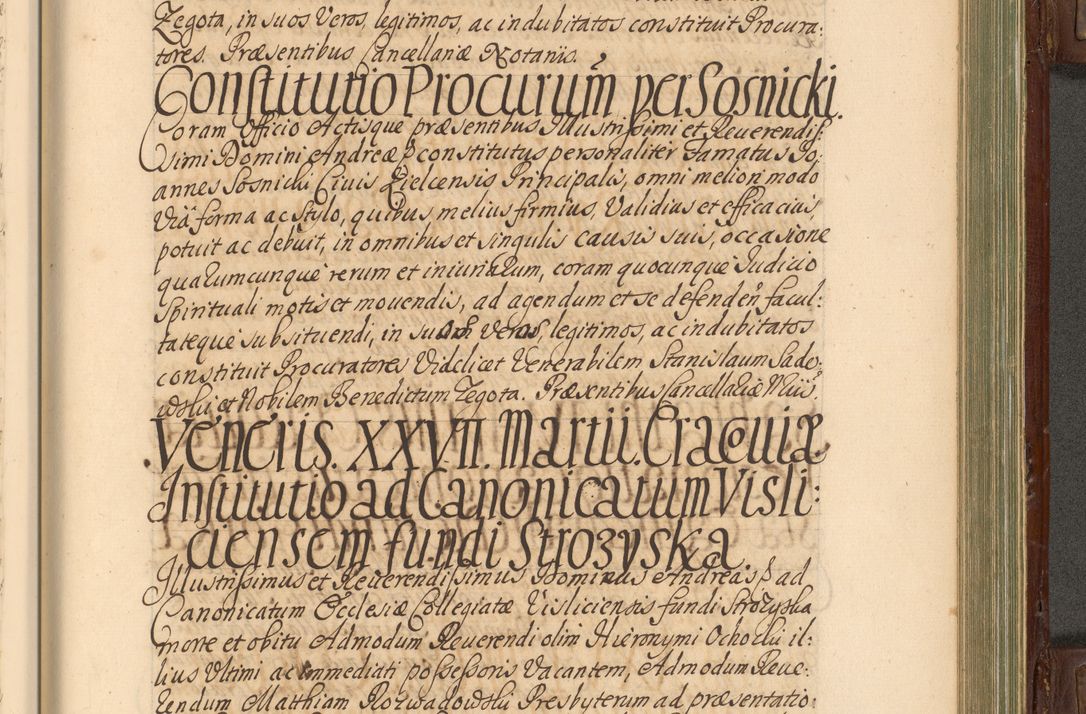 Zdjęcie nr 766 dla obiektu archiwalnego: Acta actorum episcopalium R. D. Andrea Trzebicki, episcopi Cracoviensis a mense Aprili 1675 ad Aprilem 1676 acticatorum. Volumen VI