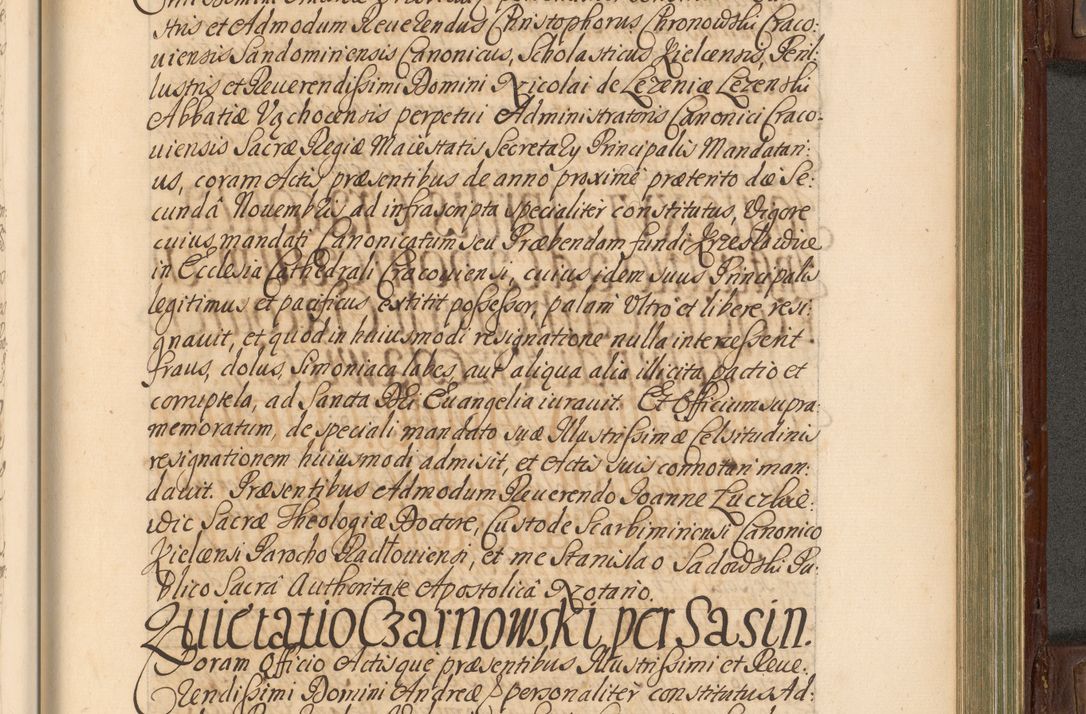 Zdjęcie nr 768 dla obiektu archiwalnego: Acta actorum episcopalium R. D. Andrea Trzebicki, episcopi Cracoviensis a mense Aprili 1675 ad Aprilem 1676 acticatorum. Volumen VI