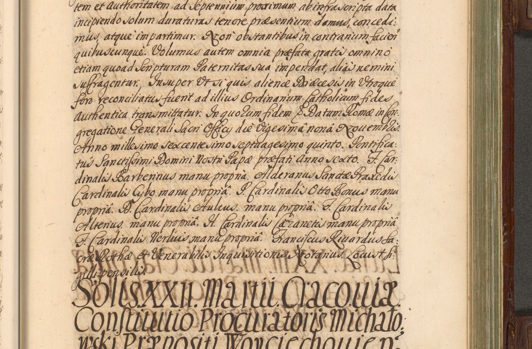 Zdjęcie nr 762 dla obiektu archiwalnego: Acta actorum episcopalium R. D. Andrea Trzebicki, episcopi Cracoviensis a mense Aprili 1675 ad Aprilem 1676 acticatorum. Volumen VI