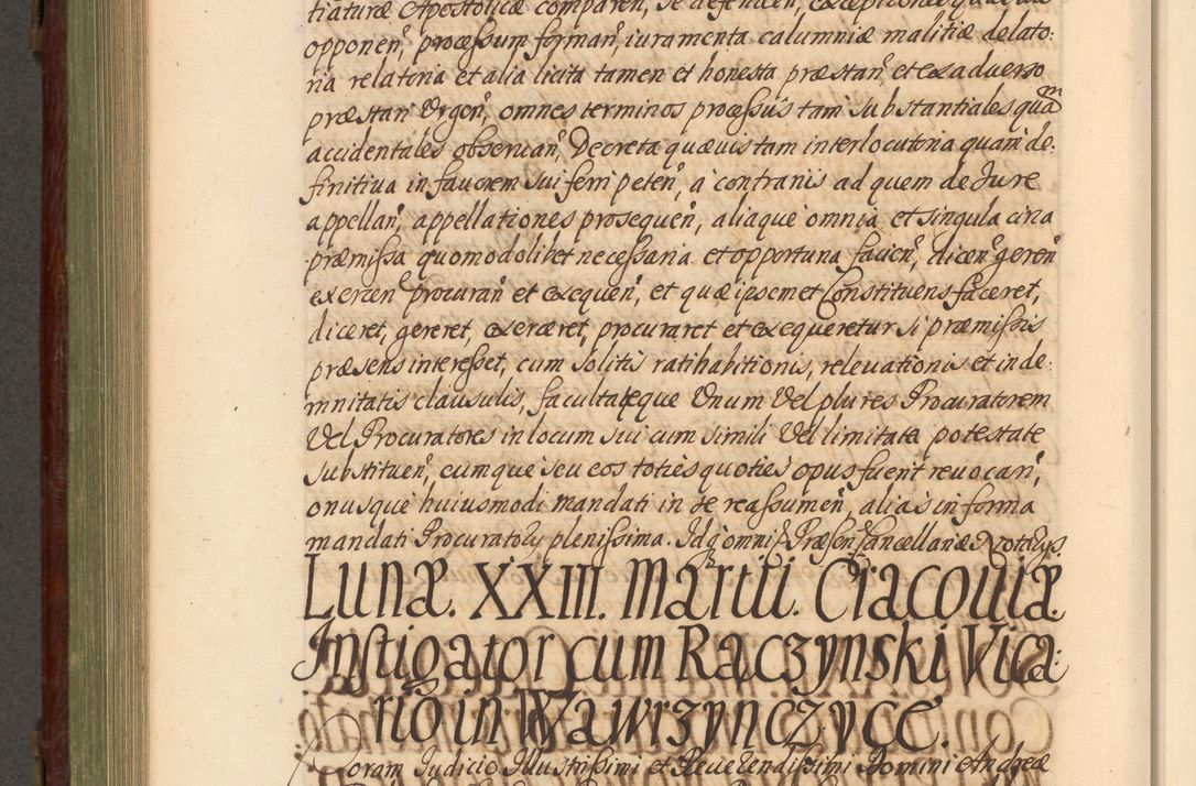Zdjęcie nr 763 dla obiektu archiwalnego: Acta actorum episcopalium R. D. Andrea Trzebicki, episcopi Cracoviensis a mense Aprili 1675 ad Aprilem 1676 acticatorum. Volumen VI