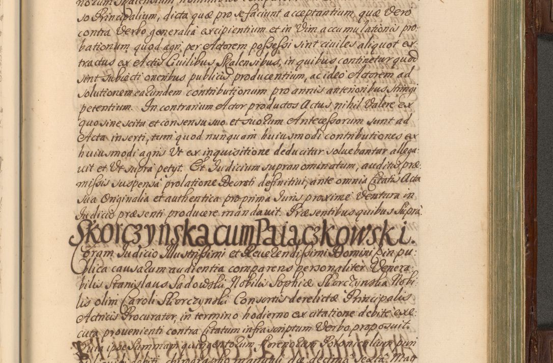 Zdjęcie nr 754 dla obiektu archiwalnego: Acta actorum episcopalium R. D. Andrea Trzebicki, episcopi Cracoviensis a mense Aprili 1675 ad Aprilem 1676 acticatorum. Volumen VI