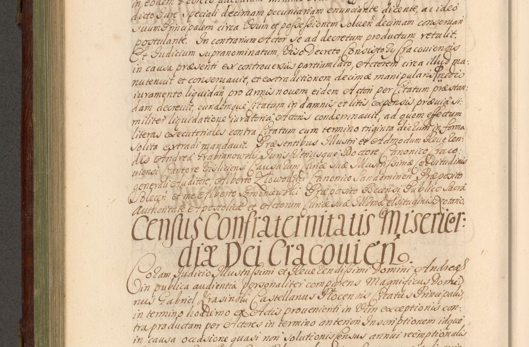 Zdjęcie nr 747 dla obiektu archiwalnego: Acta actorum episcopalium R. D. Andrea Trzebicki, episcopi Cracoviensis a mense Aprili 1675 ad Aprilem 1676 acticatorum. Volumen VI