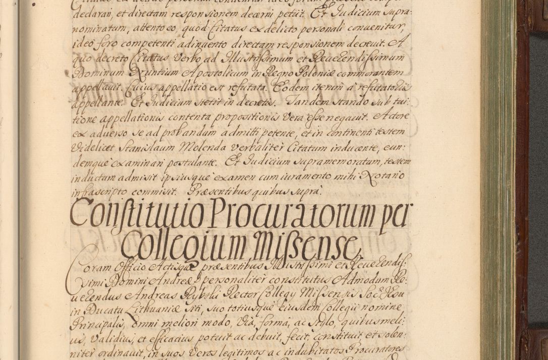 Zdjęcie nr 744 dla obiektu archiwalnego: Acta actorum episcopalium R. D. Andrea Trzebicki, episcopi Cracoviensis a mense Aprili 1675 ad Aprilem 1676 acticatorum. Volumen VI