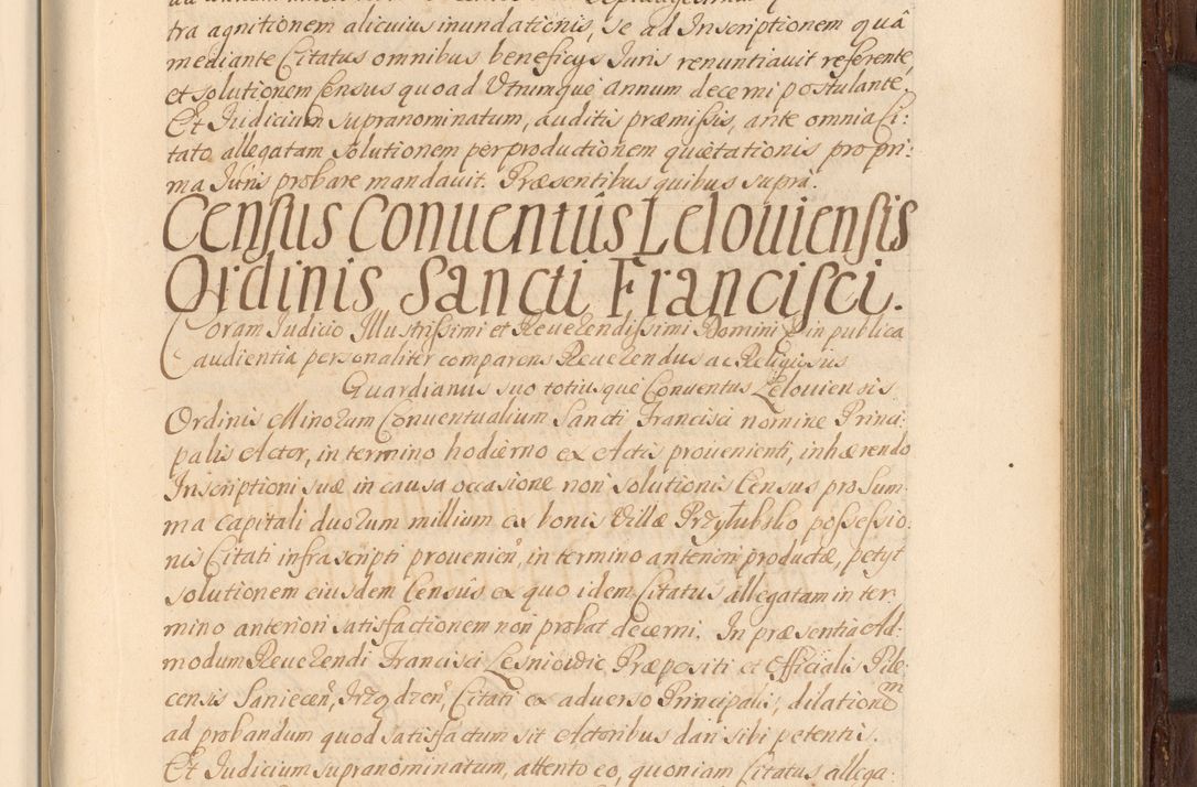Zdjęcie nr 748 dla obiektu archiwalnego: Acta actorum episcopalium R. D. Andrea Trzebicki, episcopi Cracoviensis a mense Aprili 1675 ad Aprilem 1676 acticatorum. Volumen VI