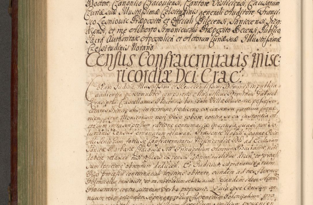 Zdjęcie nr 739 dla obiektu archiwalnego: Acta actorum episcopalium R. D. Andrea Trzebicki, episcopi Cracoviensis a mense Aprili 1675 ad Aprilem 1676 acticatorum. Volumen VI