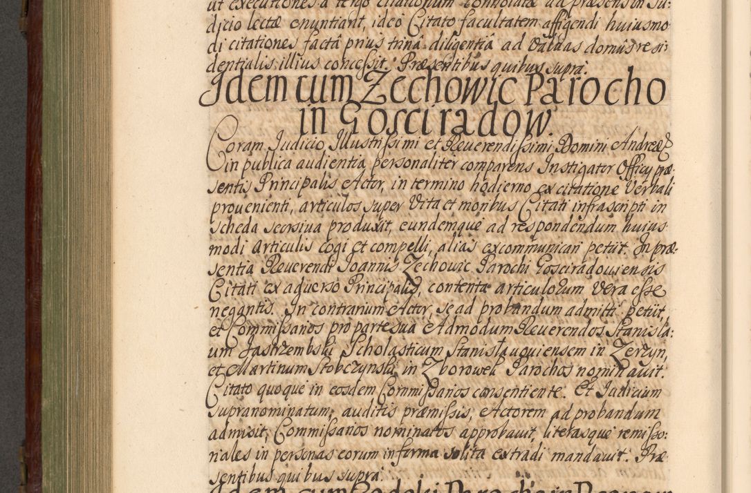 Zdjęcie nr 733 dla obiektu archiwalnego: Acta actorum episcopalium R. D. Andrea Trzebicki, episcopi Cracoviensis a mense Aprili 1675 ad Aprilem 1676 acticatorum. Volumen VI