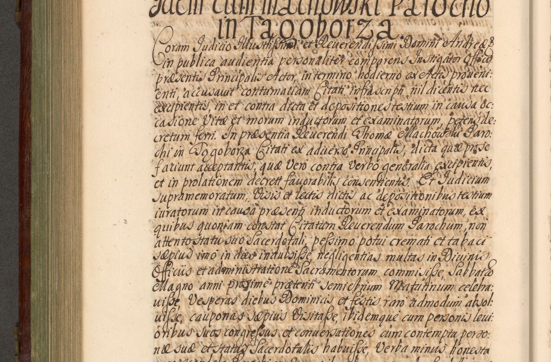 Zdjęcie nr 735 dla obiektu archiwalnego: Acta actorum episcopalium R. D. Andrea Trzebicki, episcopi Cracoviensis a mense Aprili 1675 ad Aprilem 1676 acticatorum. Volumen VI