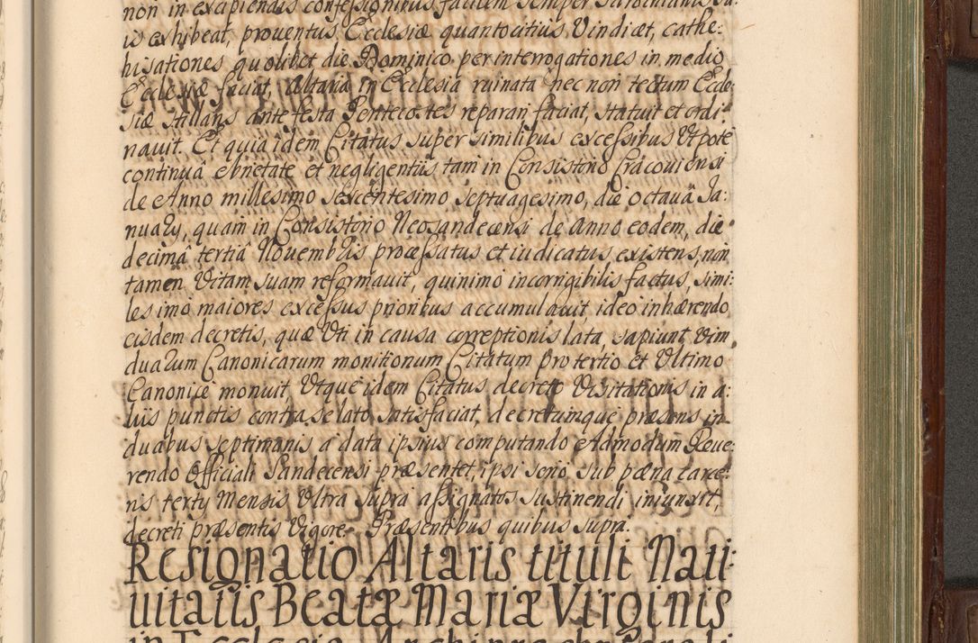 Zdjęcie nr 736 dla obiektu archiwalnego: Acta actorum episcopalium R. D. Andrea Trzebicki, episcopi Cracoviensis a mense Aprili 1675 ad Aprilem 1676 acticatorum. Volumen VI
