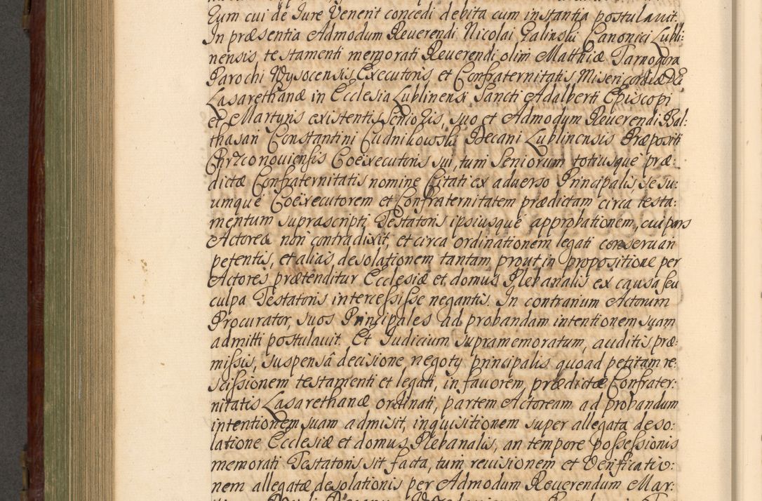 Zdjęcie nr 729 dla obiektu archiwalnego: Acta actorum episcopalium R. D. Andrea Trzebicki, episcopi Cracoviensis a mense Aprili 1675 ad Aprilem 1676 acticatorum. Volumen VI