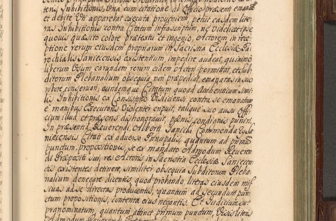 Zdjęcie nr 730 dla obiektu archiwalnego: Acta actorum episcopalium R. D. Andrea Trzebicki, episcopi Cracoviensis a mense Aprili 1675 ad Aprilem 1676 acticatorum. Volumen VI
