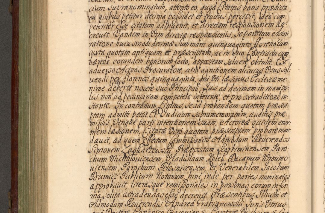Zdjęcie nr 725 dla obiektu archiwalnego: Acta actorum episcopalium R. D. Andrea Trzebicki, episcopi Cracoviensis a mense Aprili 1675 ad Aprilem 1676 acticatorum. Volumen VI