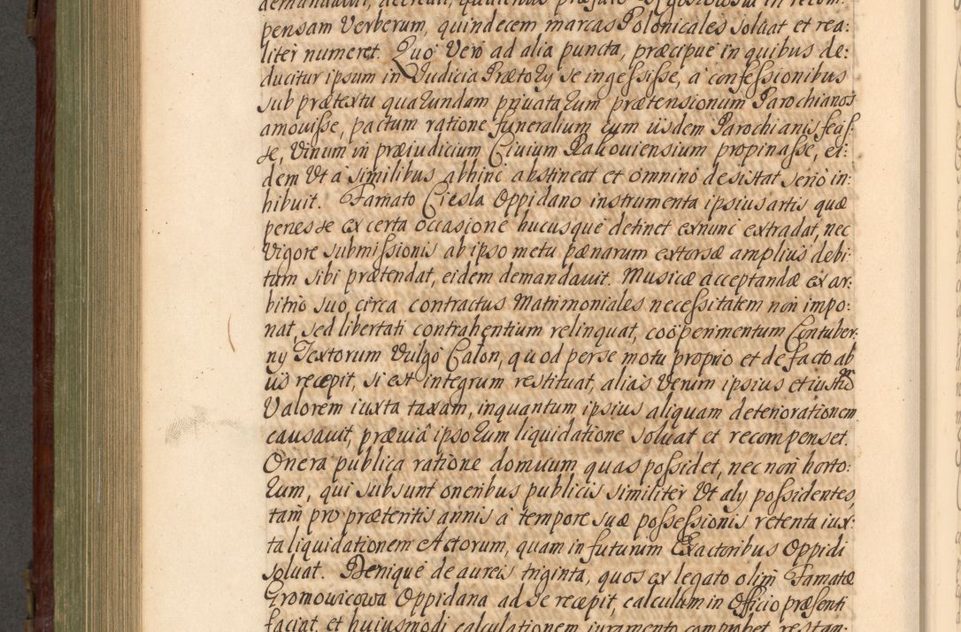 Zdjęcie nr 721 dla obiektu archiwalnego: Acta actorum episcopalium R. D. Andrea Trzebicki, episcopi Cracoviensis a mense Aprili 1675 ad Aprilem 1676 acticatorum. Volumen VI