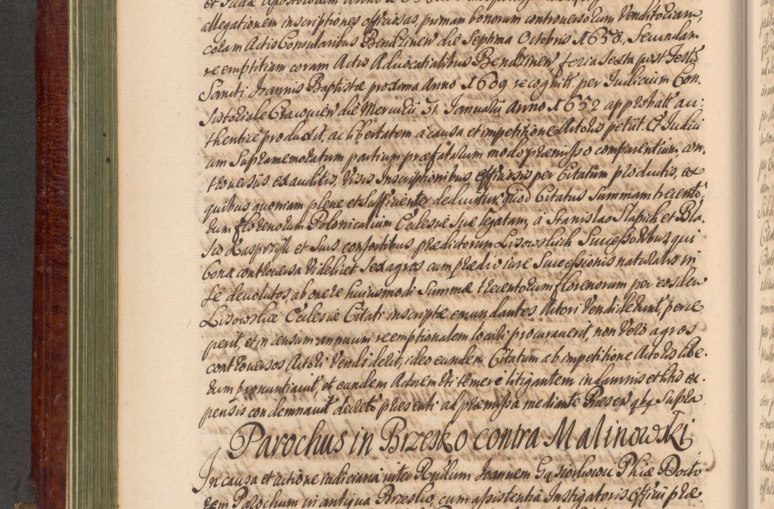 Zdjęcie nr 195 dla obiektu archiwalnego: Acta actorum episcopalium R. D. Andreae Trzebicki, episcopi Cracoviensis et ducis Severiae a die 29 Maii 1676 ad 1678 inclusive. Volumen VII
