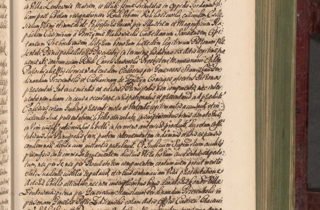 Zdjęcie nr 190 dla obiektu archiwalnego: Acta actorum episcopalium R. D. Andreae Trzebicki, episcopi Cracoviensis et ducis Severiae a die 29 Maii 1676 ad 1678 inclusive. Volumen VII
