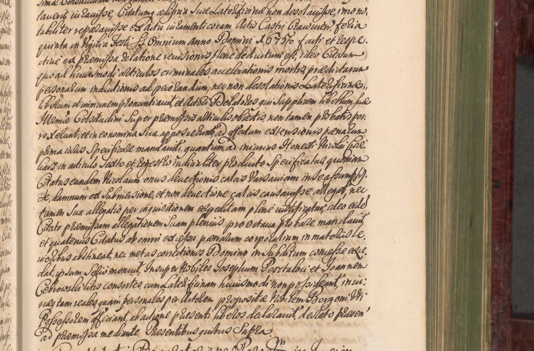Zdjęcie nr 186 dla obiektu archiwalnego: Acta actorum episcopalium R. D. Andreae Trzebicki, episcopi Cracoviensis et ducis Severiae a die 29 Maii 1676 ad 1678 inclusive. Volumen VII