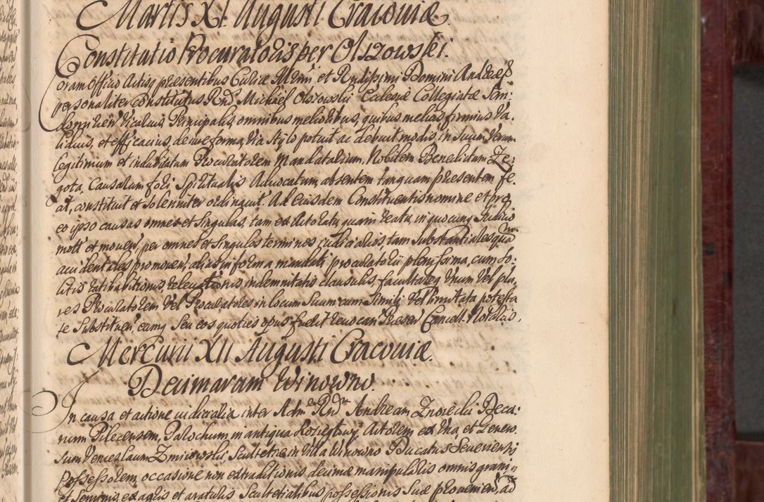 Zdjęcie nr 176 dla obiektu archiwalnego: Acta actorum episcopalium R. D. Andreae Trzebicki, episcopi Cracoviensis et ducis Severiae a die 29 Maii 1676 ad 1678 inclusive. Volumen VII