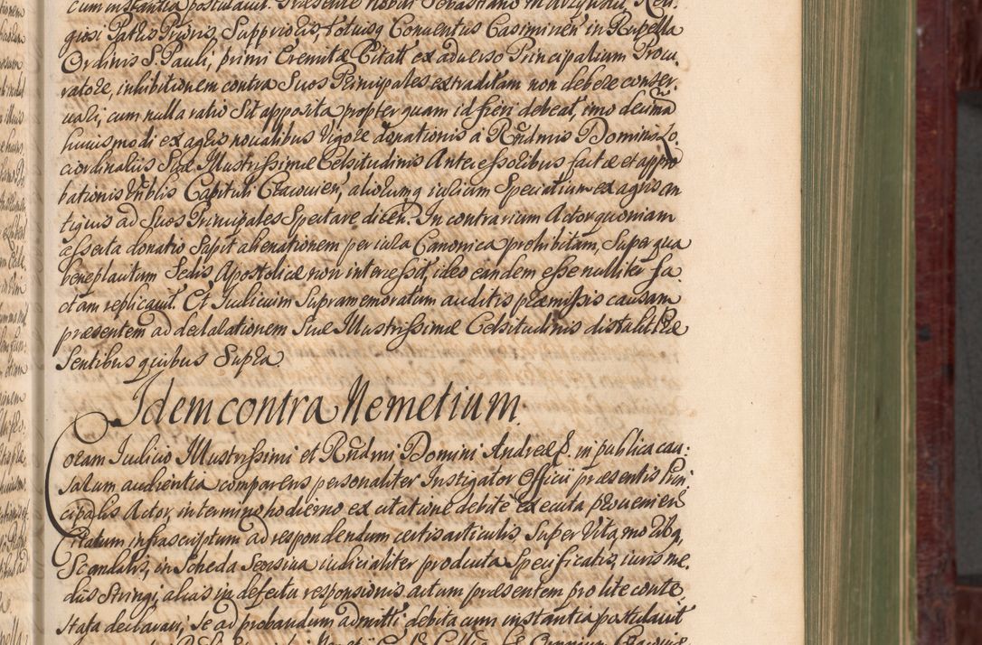 Zdjęcie nr 160 dla obiektu archiwalnego: Acta actorum episcopalium R. D. Andreae Trzebicki, episcopi Cracoviensis et ducis Severiae a die 29 Maii 1676 ad 1678 inclusive. Volumen VII
