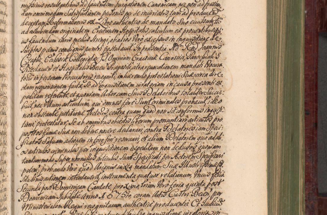 Zdjęcie nr 156 dla obiektu archiwalnego: Acta actorum episcopalium R. D. Andreae Trzebicki, episcopi Cracoviensis et ducis Severiae a die 29 Maii 1676 ad 1678 inclusive. Volumen VII
