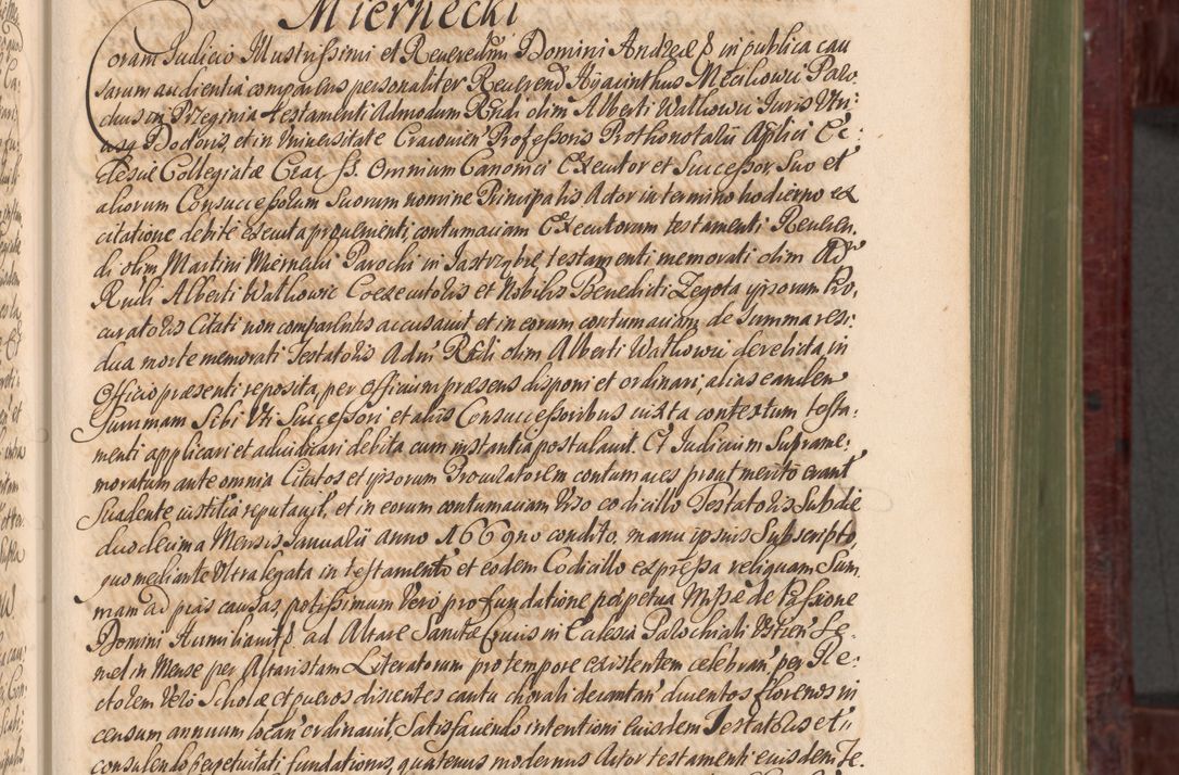 Zdjęcie nr 146 dla obiektu archiwalnego: Acta actorum episcopalium R. D. Andreae Trzebicki, episcopi Cracoviensis et ducis Severiae a die 29 Maii 1676 ad 1678 inclusive. Volumen VII