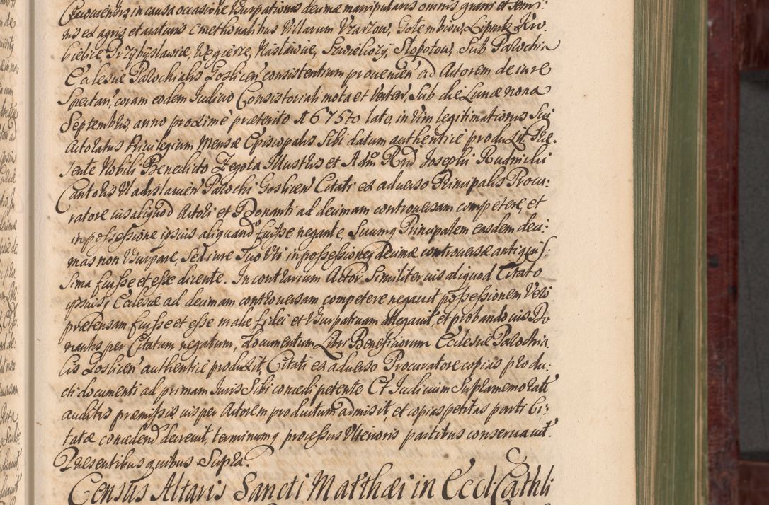 Zdjęcie nr 142 dla obiektu archiwalnego: Acta actorum episcopalium R. D. Andreae Trzebicki, episcopi Cracoviensis et ducis Severiae a die 29 Maii 1676 ad 1678 inclusive. Volumen VII