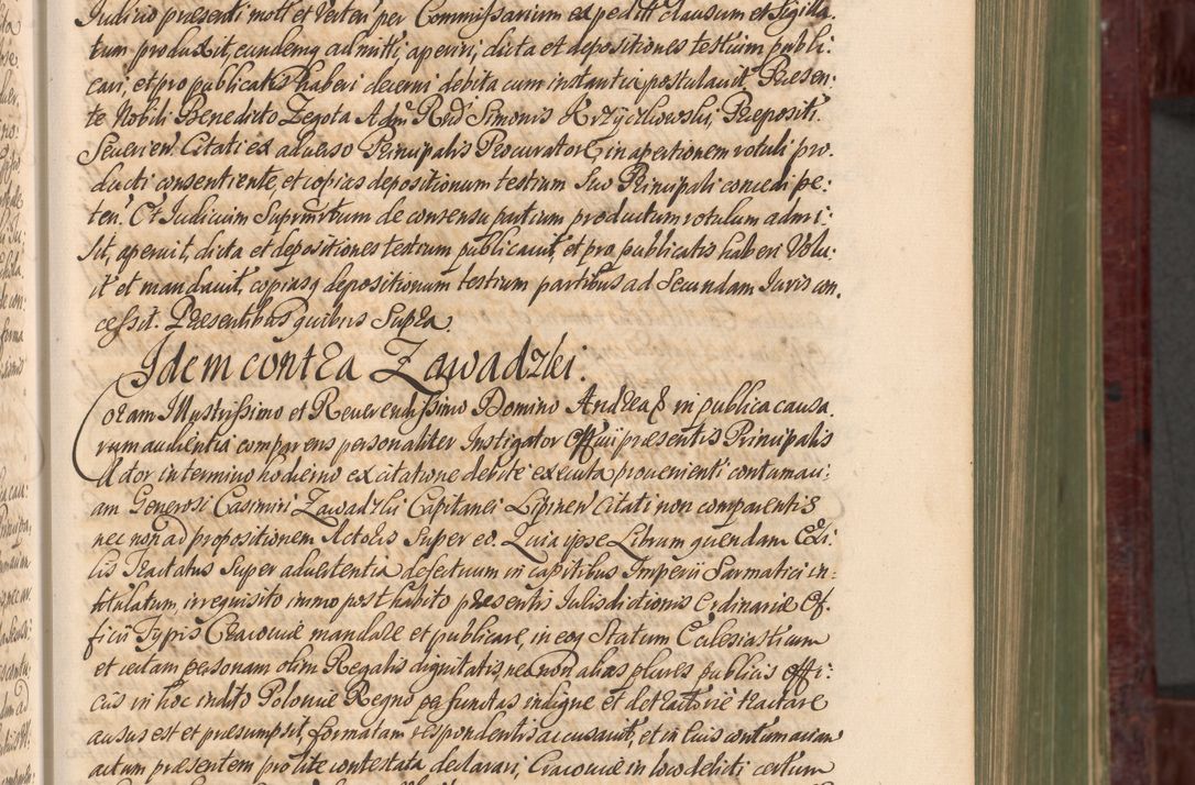 Zdjęcie nr 134 dla obiektu archiwalnego: Acta actorum episcopalium R. D. Andreae Trzebicki, episcopi Cracoviensis et ducis Severiae a die 29 Maii 1676 ad 1678 inclusive. Volumen VII