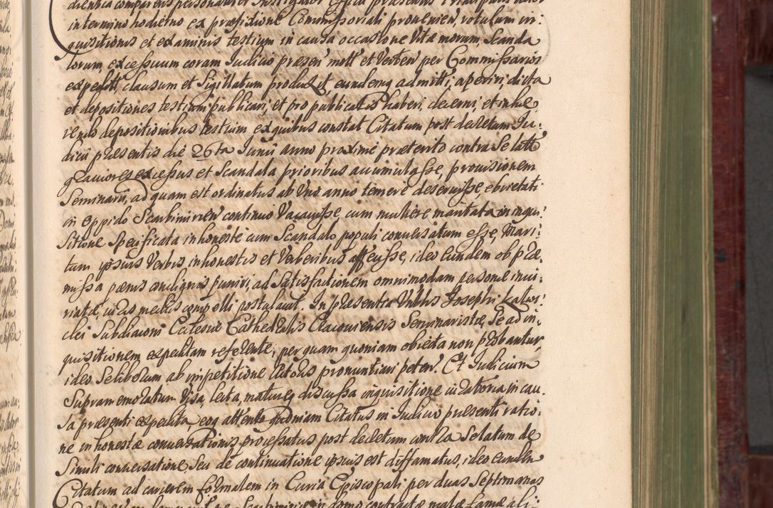 Zdjęcie nr 124 dla obiektu archiwalnego: Acta actorum episcopalium R. D. Andreae Trzebicki, episcopi Cracoviensis et ducis Severiae a die 29 Maii 1676 ad 1678 inclusive. Volumen VII