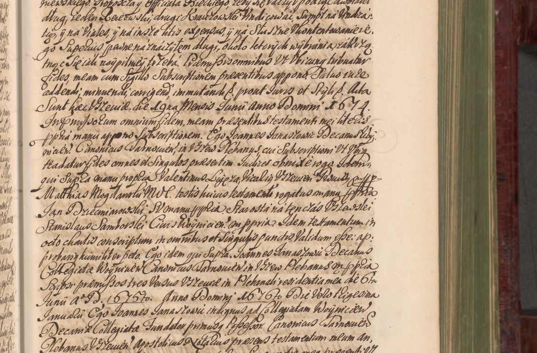 Zdjęcie nr 118 dla obiektu archiwalnego: Acta actorum episcopalium R. D. Andreae Trzebicki, episcopi Cracoviensis et ducis Severiae a die 29 Maii 1676 ad 1678 inclusive. Volumen VII
