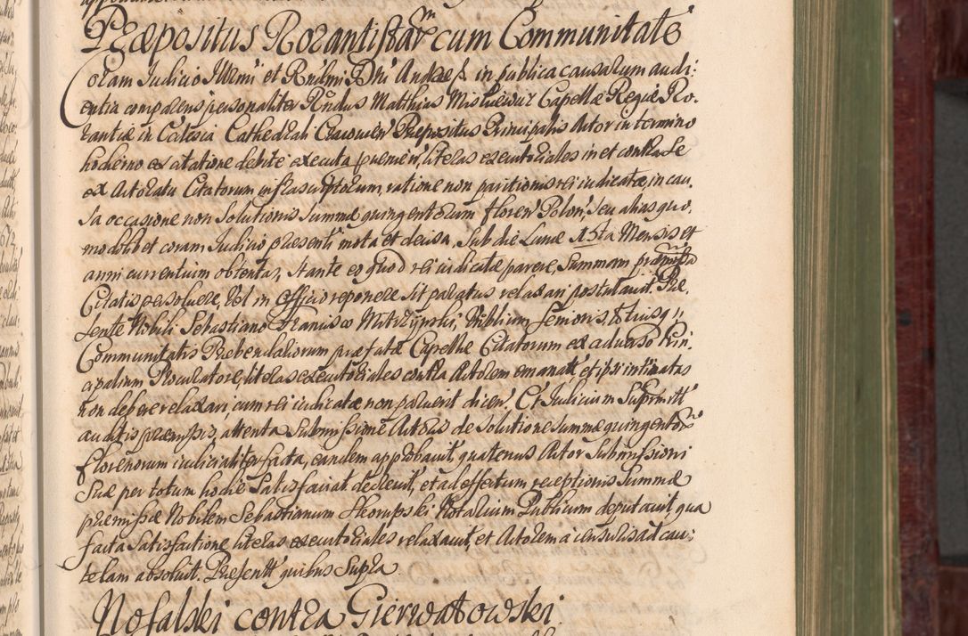 Zdjęcie nr 102 dla obiektu archiwalnego: Acta actorum episcopalium R. D. Andreae Trzebicki, episcopi Cracoviensis et ducis Severiae a die 29 Maii 1676 ad 1678 inclusive. Volumen VII