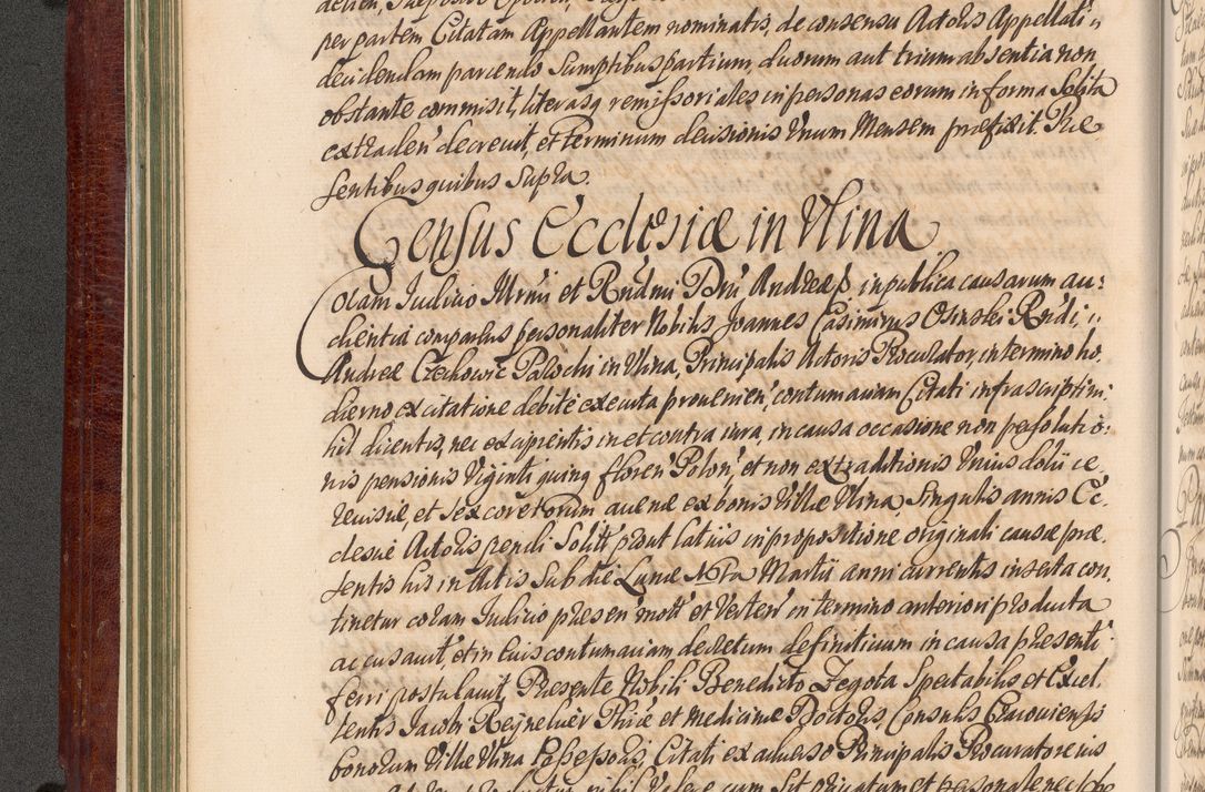 Zdjęcie nr 99 dla obiektu archiwalnego: Acta actorum episcopalium R. D. Andreae Trzebicki, episcopi Cracoviensis et ducis Severiae a die 29 Maii 1676 ad 1678 inclusive. Volumen VII