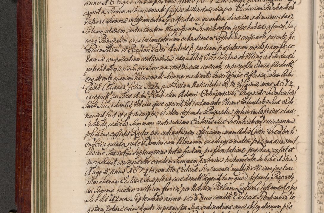 Zdjęcie nr 101 dla obiektu archiwalnego: Acta actorum episcopalium R. D. Andreae Trzebicki, episcopi Cracoviensis et ducis Severiae a die 29 Maii 1676 ad 1678 inclusive. Volumen VII