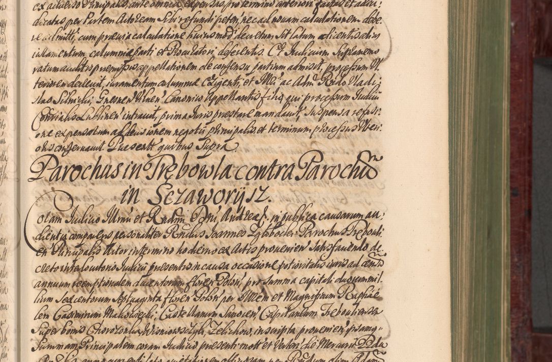 Zdjęcie nr 90 dla obiektu archiwalnego: Acta actorum episcopalium R. D. Andreae Trzebicki, episcopi Cracoviensis et ducis Severiae a die 29 Maii 1676 ad 1678 inclusive. Volumen VII