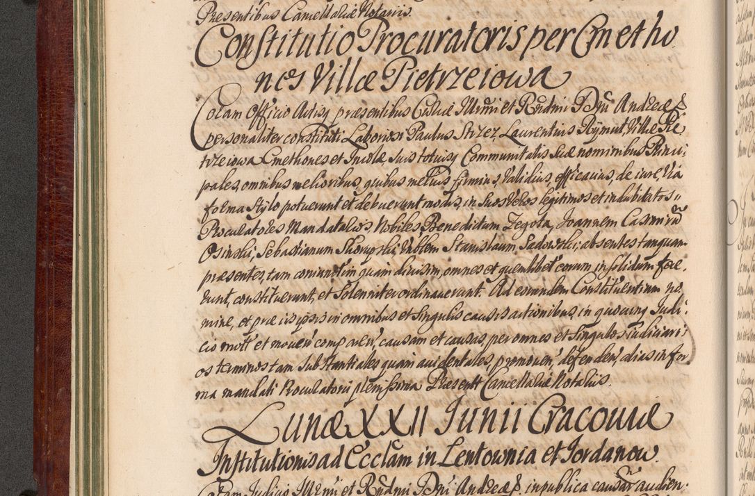 Zdjęcie nr 87 dla obiektu archiwalnego: Acta actorum episcopalium R. D. Andreae Trzebicki, episcopi Cracoviensis et ducis Severiae a die 29 Maii 1676 ad 1678 inclusive. Volumen VII