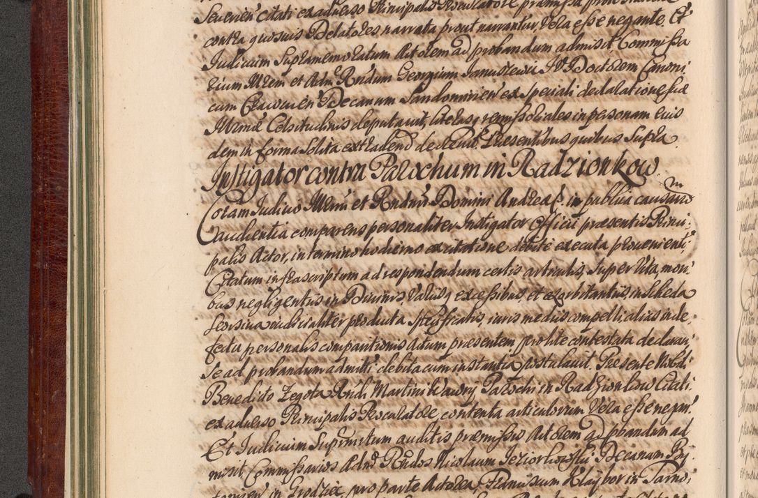 Zdjęcie nr 85 dla obiektu archiwalnego: Acta actorum episcopalium R. D. Andreae Trzebicki, episcopi Cracoviensis et ducis Severiae a die 29 Maii 1676 ad 1678 inclusive. Volumen VII