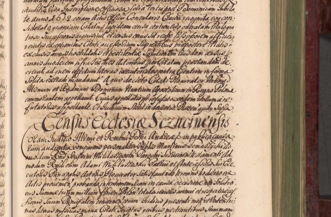 Zdjęcie nr 82 dla obiektu archiwalnego: Acta actorum episcopalium R. D. Andreae Trzebicki, episcopi Cracoviensis et ducis Severiae a die 29 Maii 1676 ad 1678 inclusive. Volumen VII