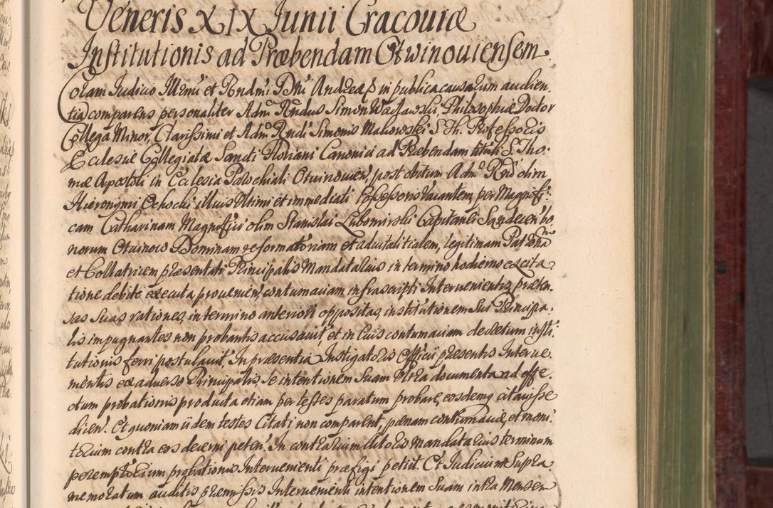 Zdjęcie nr 78 dla obiektu archiwalnego: Acta actorum episcopalium R. D. Andreae Trzebicki, episcopi Cracoviensis et ducis Severiae a die 29 Maii 1676 ad 1678 inclusive. Volumen VII