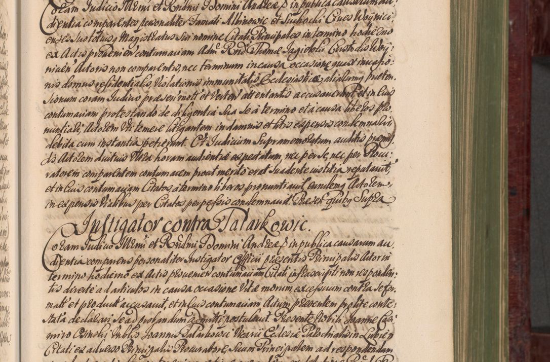 Zdjęcie nr 76 dla obiektu archiwalnego: Acta actorum episcopalium R. D. Andreae Trzebicki, episcopi Cracoviensis et ducis Severiae a die 29 Maii 1676 ad 1678 inclusive. Volumen VII