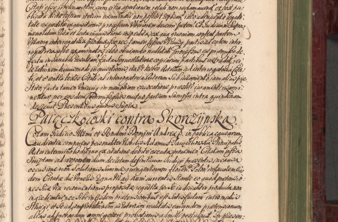 Zdjęcie nr 74 dla obiektu archiwalnego: Acta actorum episcopalium R. D. Andreae Trzebicki, episcopi Cracoviensis et ducis Severiae a die 29 Maii 1676 ad 1678 inclusive. Volumen VII