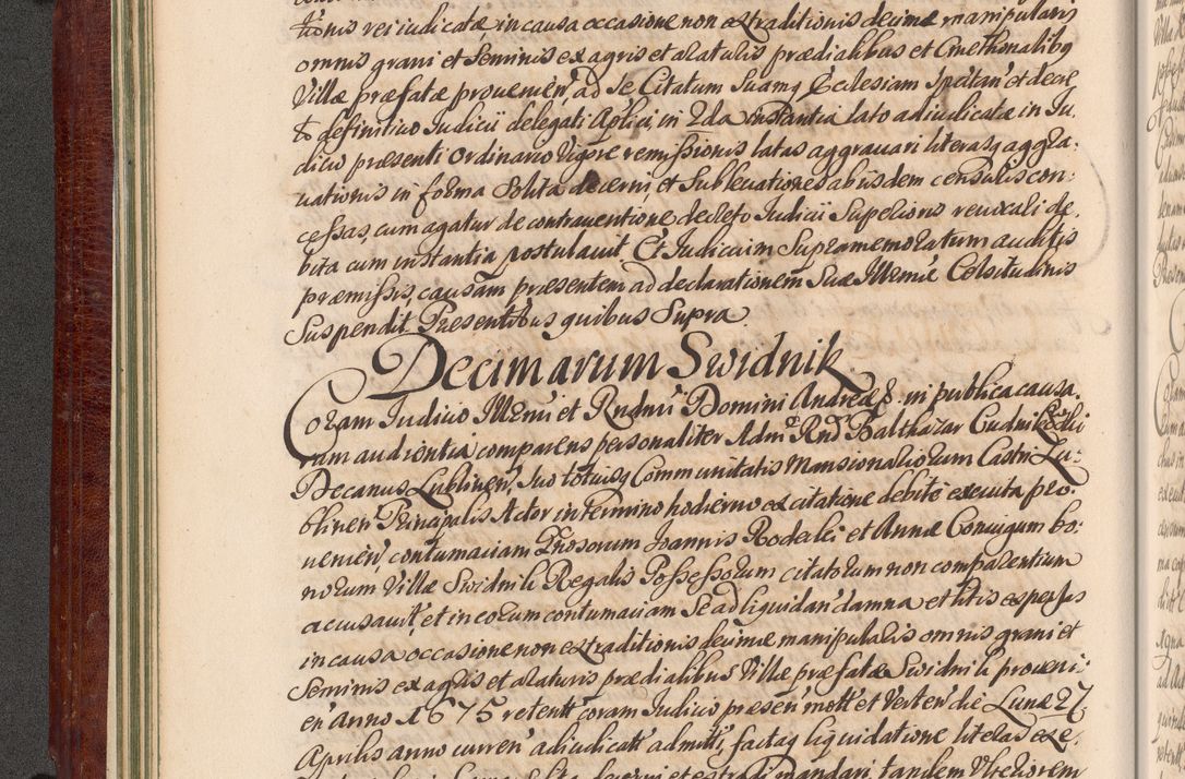 Zdjęcie nr 69 dla obiektu archiwalnego: Acta actorum episcopalium R. D. Andreae Trzebicki, episcopi Cracoviensis et ducis Severiae a die 29 Maii 1676 ad 1678 inclusive. Volumen VII