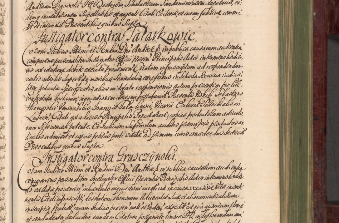 Zdjęcie nr 64 dla obiektu archiwalnego: Acta actorum episcopalium R. D. Andreae Trzebicki, episcopi Cracoviensis et ducis Severiae a die 29 Maii 1676 ad 1678 inclusive. Volumen VII