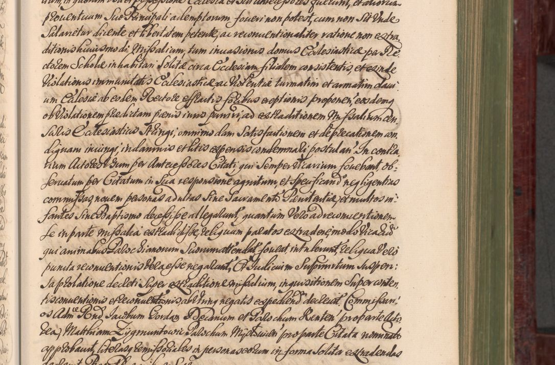 Zdjęcie nr 58 dla obiektu archiwalnego: Acta actorum episcopalium R. D. Andreae Trzebicki, episcopi Cracoviensis et ducis Severiae a die 29 Maii 1676 ad 1678 inclusive. Volumen VII