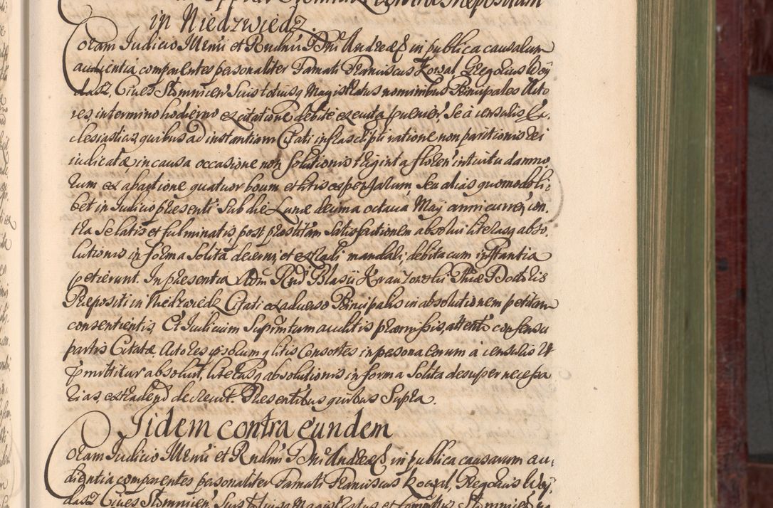 Zdjęcie nr 56 dla obiektu archiwalnego: Acta actorum episcopalium R. D. Andreae Trzebicki, episcopi Cracoviensis et ducis Severiae a die 29 Maii 1676 ad 1678 inclusive. Volumen VII