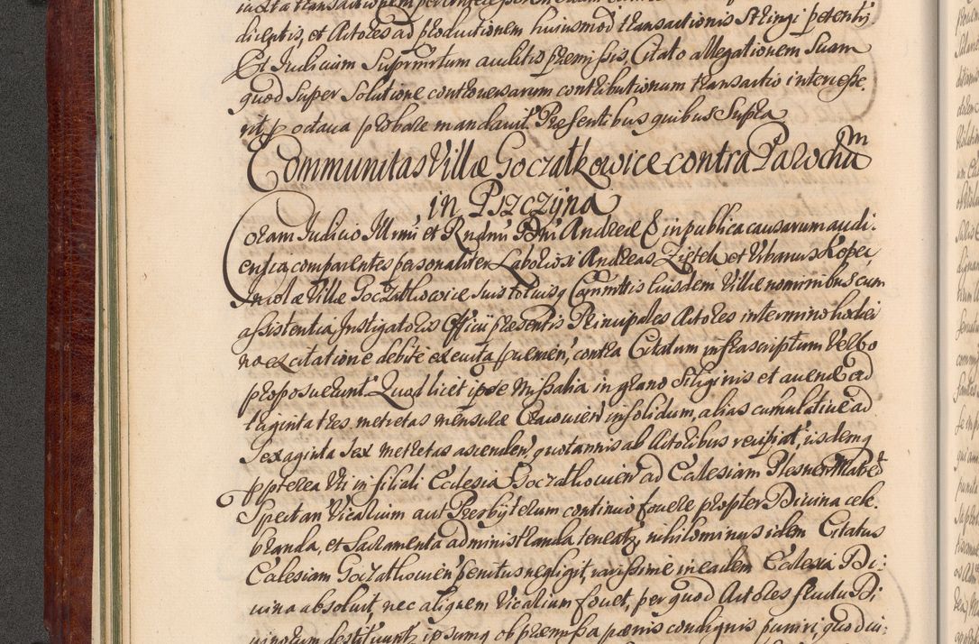 Zdjęcie nr 57 dla obiektu archiwalnego: Acta actorum episcopalium R. D. Andreae Trzebicki, episcopi Cracoviensis et ducis Severiae a die 29 Maii 1676 ad 1678 inclusive. Volumen VII