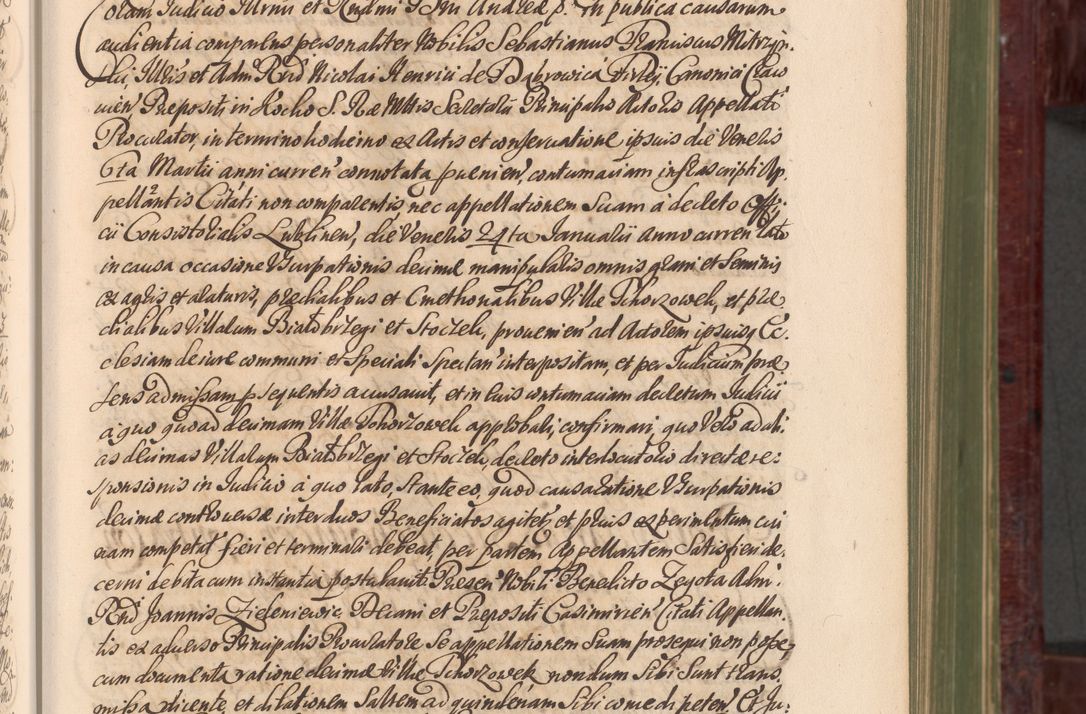 Zdjęcie nr 52 dla obiektu archiwalnego: Acta actorum episcopalium R. D. Andreae Trzebicki, episcopi Cracoviensis et ducis Severiae a die 29 Maii 1676 ad 1678 inclusive. Volumen VII