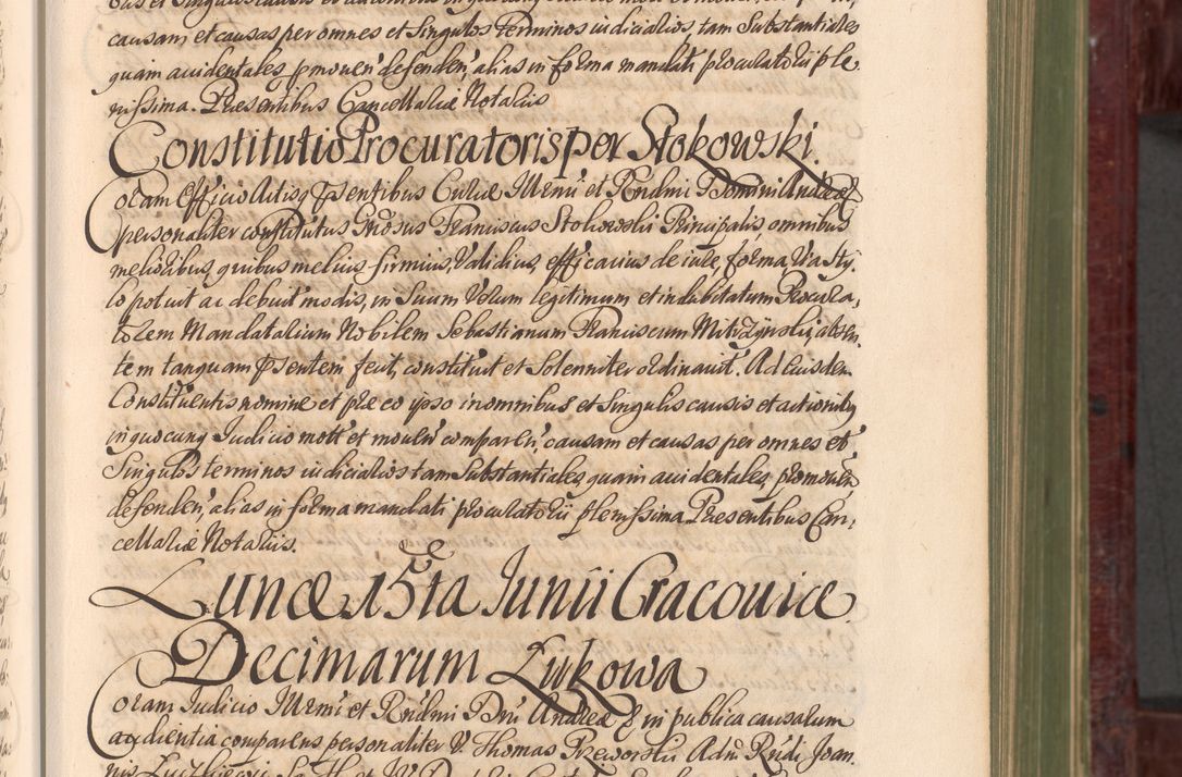 Zdjęcie nr 50 dla obiektu archiwalnego: Acta actorum episcopalium R. D. Andreae Trzebicki, episcopi Cracoviensis et ducis Severiae a die 29 Maii 1676 ad 1678 inclusive. Volumen VII