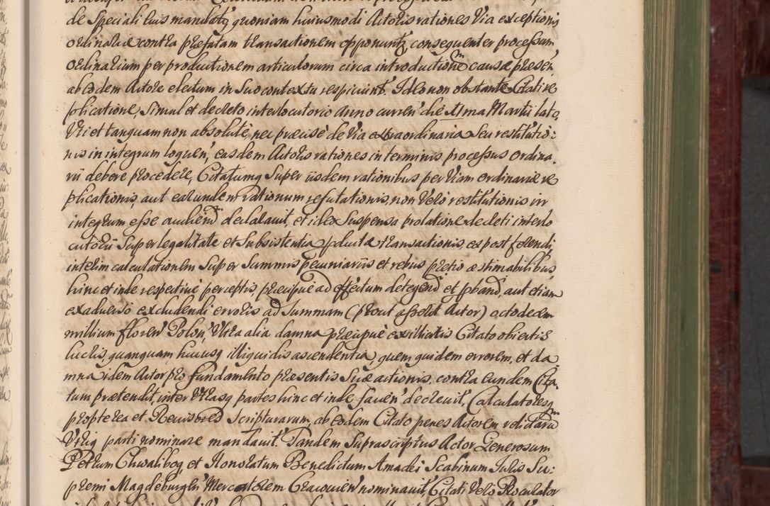 Zdjęcie nr 40 dla obiektu archiwalnego: Acta actorum episcopalium R. D. Andreae Trzebicki, episcopi Cracoviensis et ducis Severiae a die 29 Maii 1676 ad 1678 inclusive. Volumen VII
