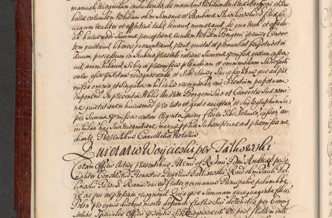 Zdjęcie nr 29 dla obiektu archiwalnego: Acta actorum episcopalium R. D. Andreae Trzebicki, episcopi Cracoviensis et ducis Severiae a die 29 Maii 1676 ad 1678 inclusive. Volumen VII