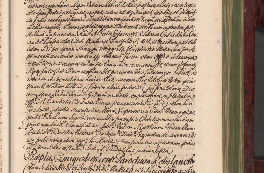Zdjęcie nr 22 dla obiektu archiwalnego: Acta actorum episcopalium R. D. Andreae Trzebicki, episcopi Cracoviensis et ducis Severiae a die 29 Maii 1676 ad 1678 inclusive. Volumen VII