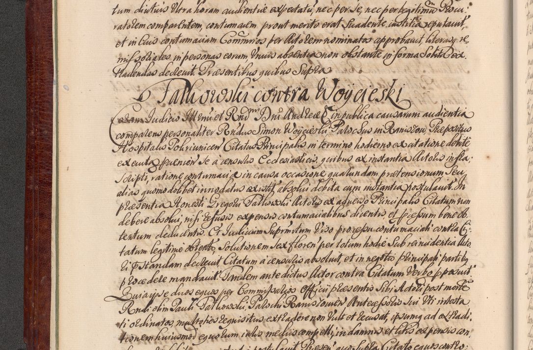 Zdjęcie nr 23 dla obiektu archiwalnego: Acta actorum episcopalium R. D. Andreae Trzebicki, episcopi Cracoviensis et ducis Severiae a die 29 Maii 1676 ad 1678 inclusive. Volumen VII